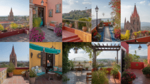 Rooftop dining experience in San Miguel de Allende