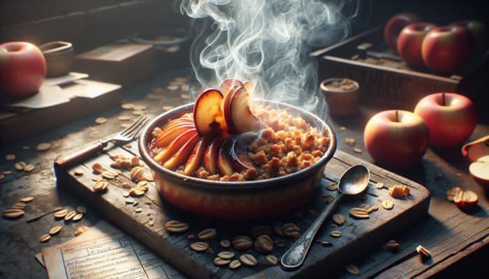 Smoked Apple Crisp: Delicious Autumn Dessert with Oat Topping