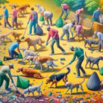 Dogs Leading Community Cleanups: A Global Movement