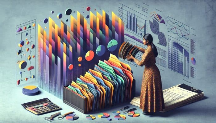 Real-Life Debt Consolidation Loan Failures: UK Case Studies | DCL Real-Life Debt Consolidation Loan Failures: A person organizing colorful debt papers into one clear folder, symbolising debt consolidation, with financial tools in the background.