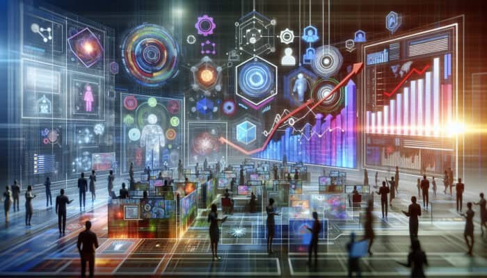 Human VAs in a tech lab analysing consumer feedback, resulting in boosted sales and customer satisfaction.