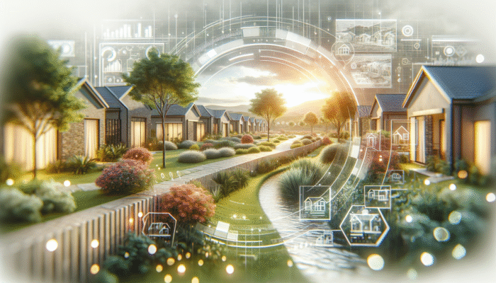 A peaceful gated community in Polokwane featuring modern affordable homes and lush gardens.