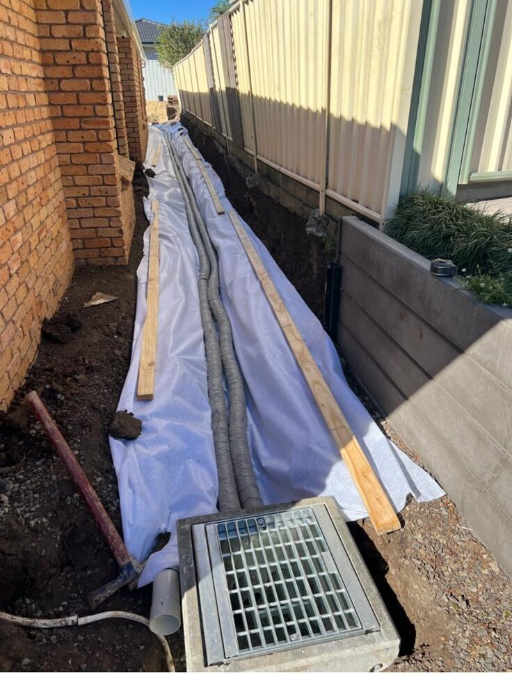 digging a French drain