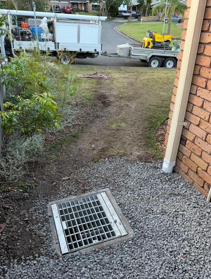 drain and plumber's van