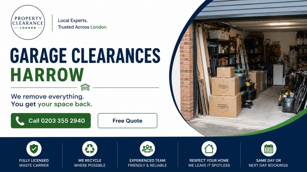 Garage Clearance Services in Harrow: Affordable and Fast