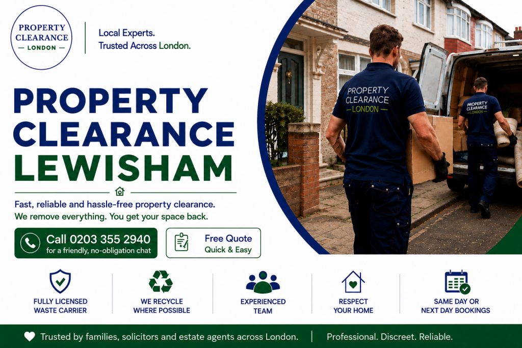 Property Clearance Services in Lewisham: Your Local Experts